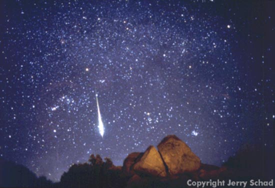 A Meteor Over the Anza-Borrego Desert
