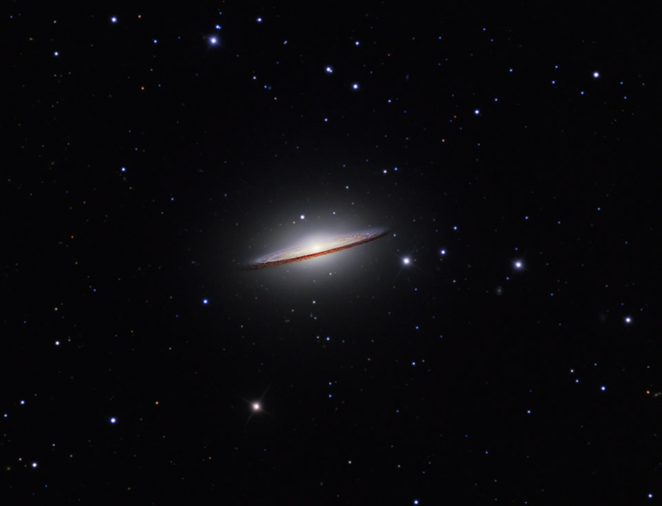 The Sombrero Galaxy from Hale