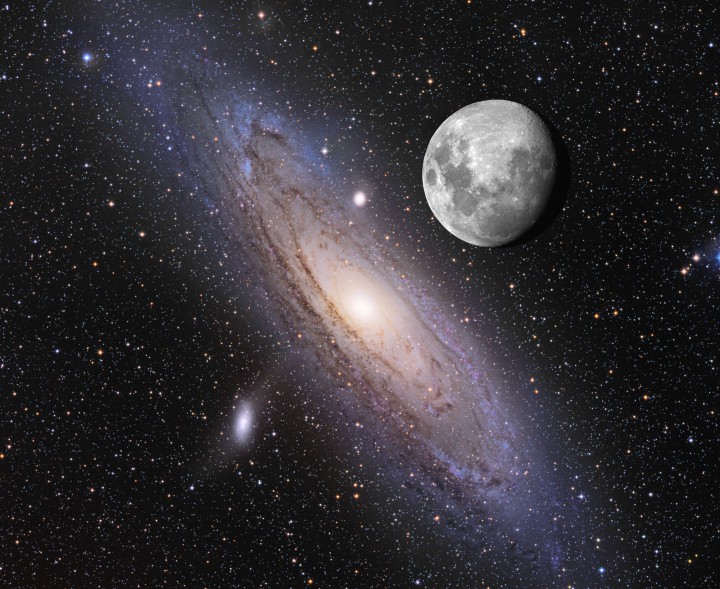 Moon Over Andromeda