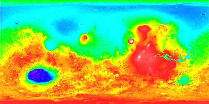 Topographical Mars