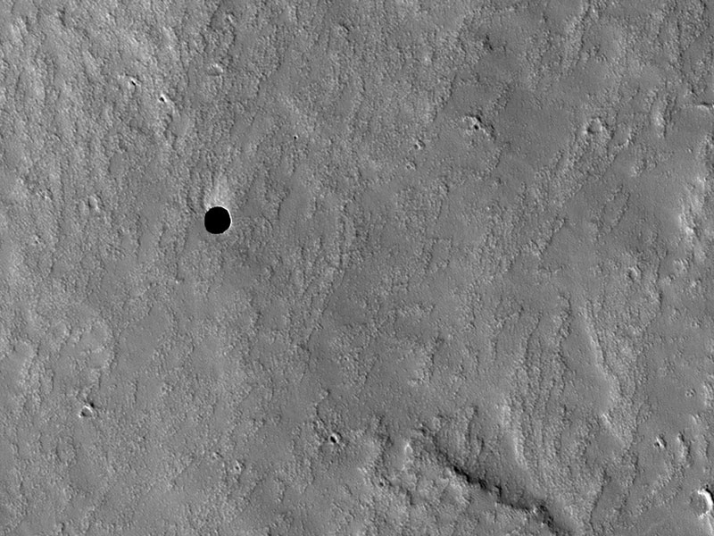 A Hole in Mars