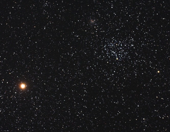 Mars and the Star Clusters