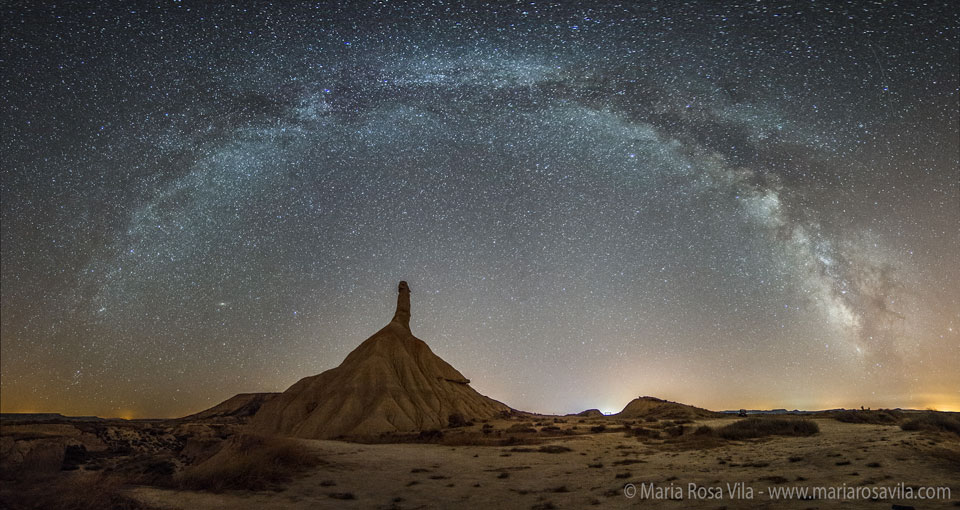 Milky Way Over Spain's Bardenas Reales