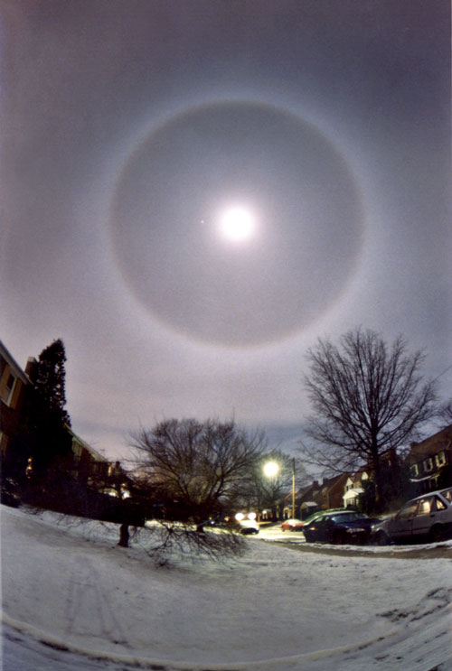 A Halo Around the Moon