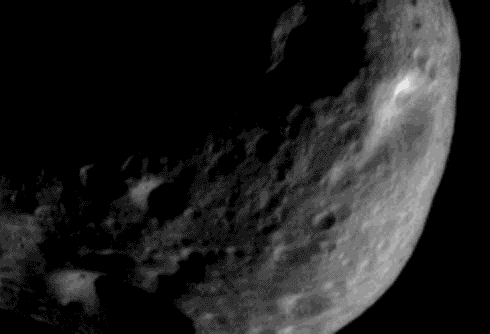 Flying Over Asteroid Eros' West End