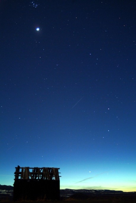 Mercury and Venus in the West