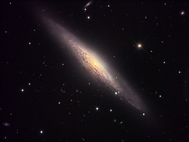 NGC 2683: Spiral Edge-On