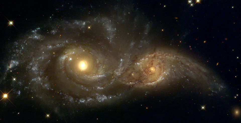Spiral Galaxies in Collision