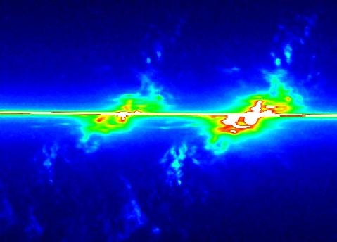 Streaming From A Black Hole