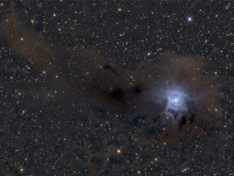 Wisps of the Iris Nebula