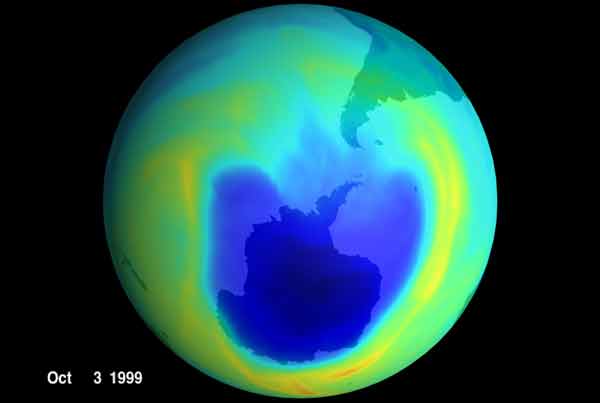 Ozone Hole Reduced