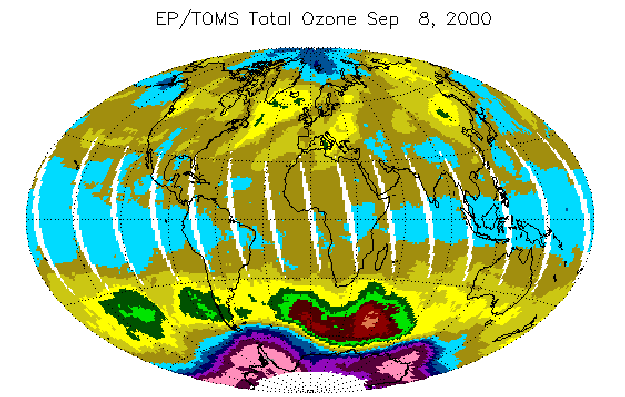 Antarctic Ozone Hole Widens