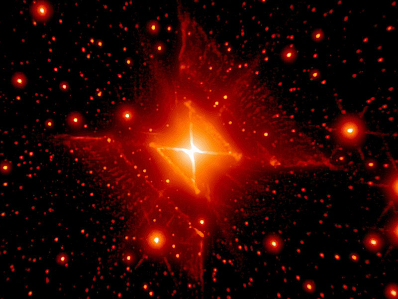 MWC 922: The Red Square Nebula
