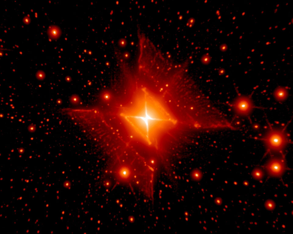 MWC 922: The Red Square Nebula
