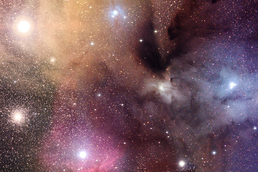 The Colorful Clouds of Rho Ophiuchi