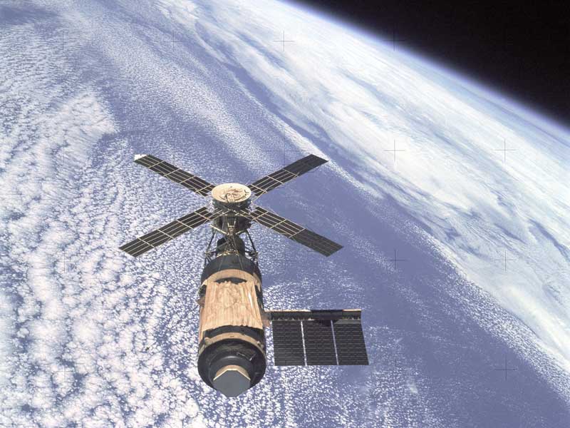 Skylab Over Earth