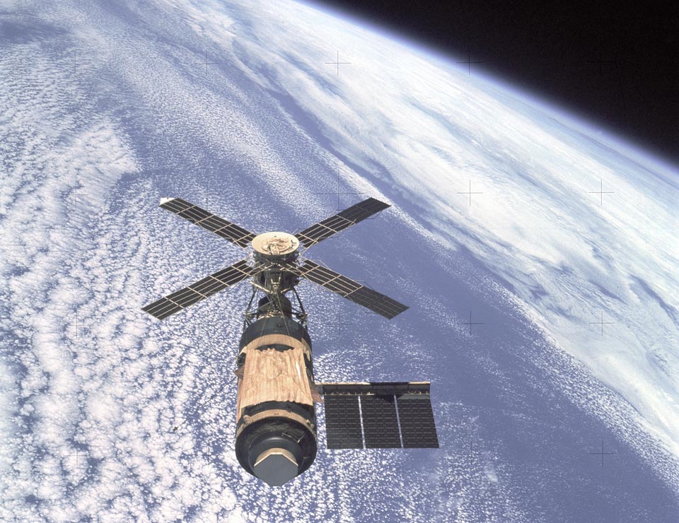 Skylab Over Earth