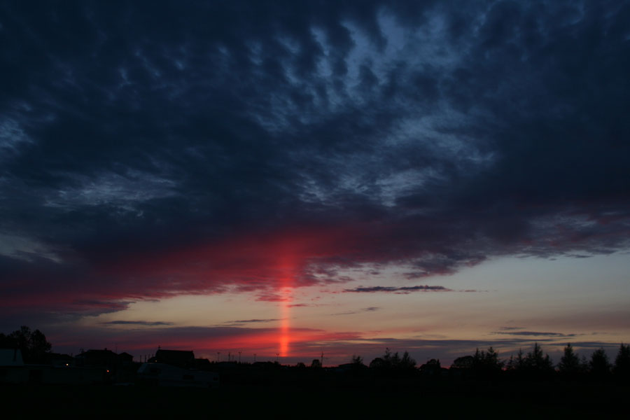 A Sun Pillar Over Ontario