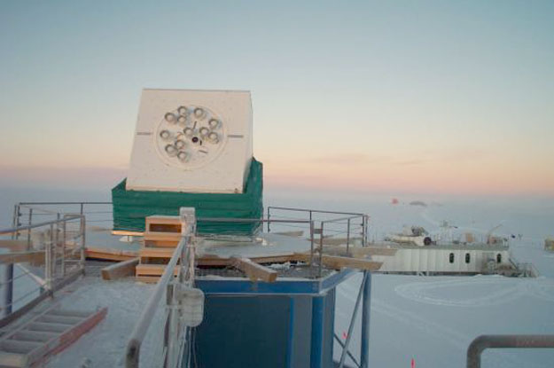 Antarctica Hears Little Normal Matter in the Big Bang