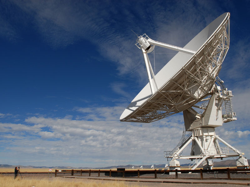 A Big Dish at the VLA Radio Observatory